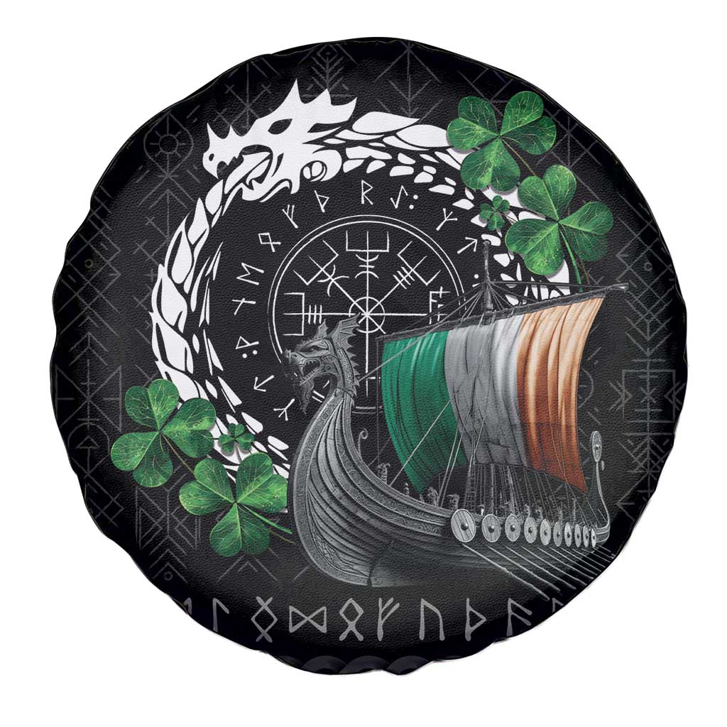 Ireland Viking Drakkar Spare Tire Cover Viking Blood - Wonder Print Shop