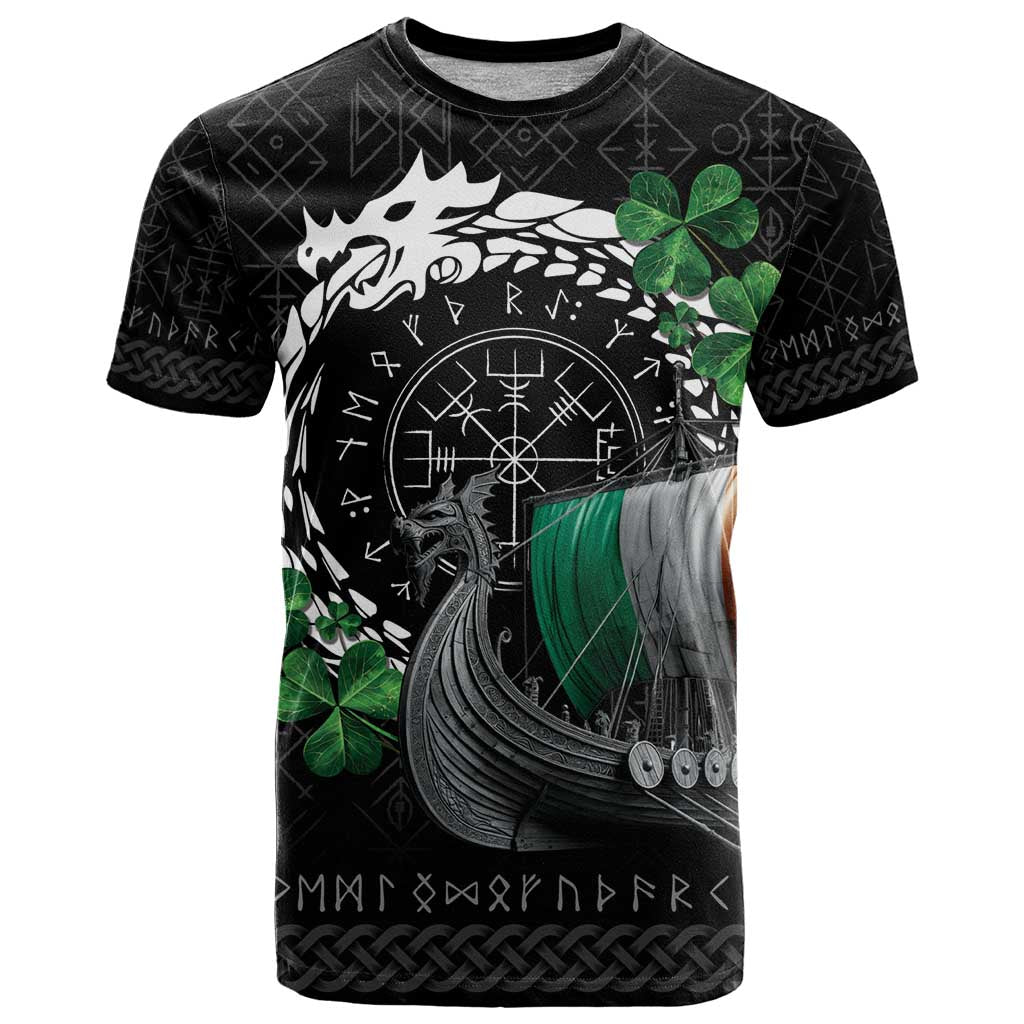 Ireland Viking Drakkar T Shirt Viking Blood - Wonder Print Shop