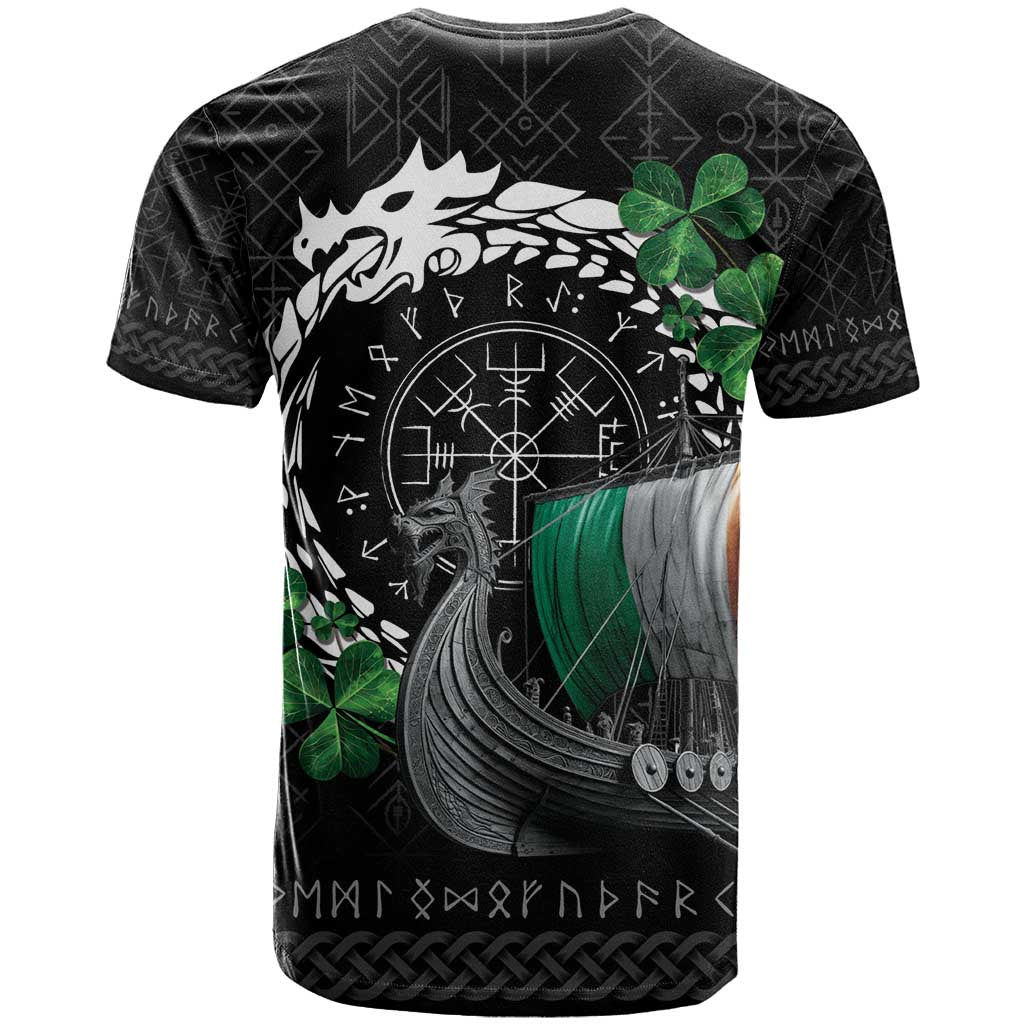 Ireland Viking Drakkar T Shirt Viking Blood - Wonder Print Shop