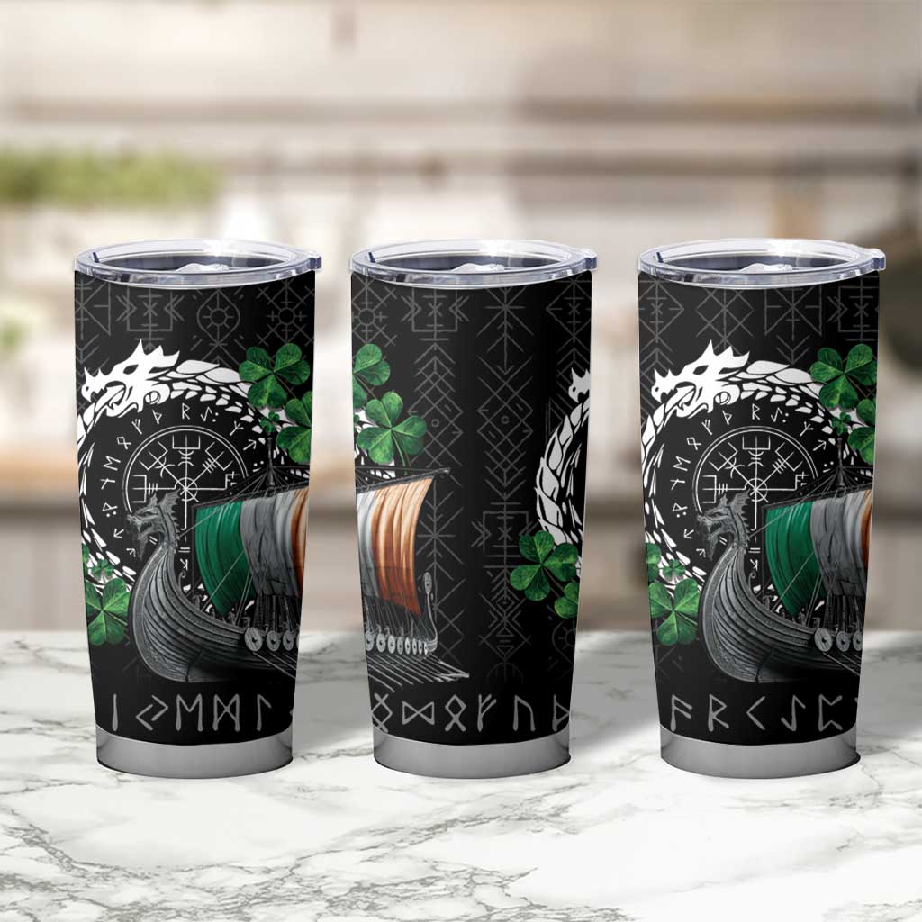 Ireland Viking Drakkar Tumbler Cup Viking Blood - Wonder Print Shop