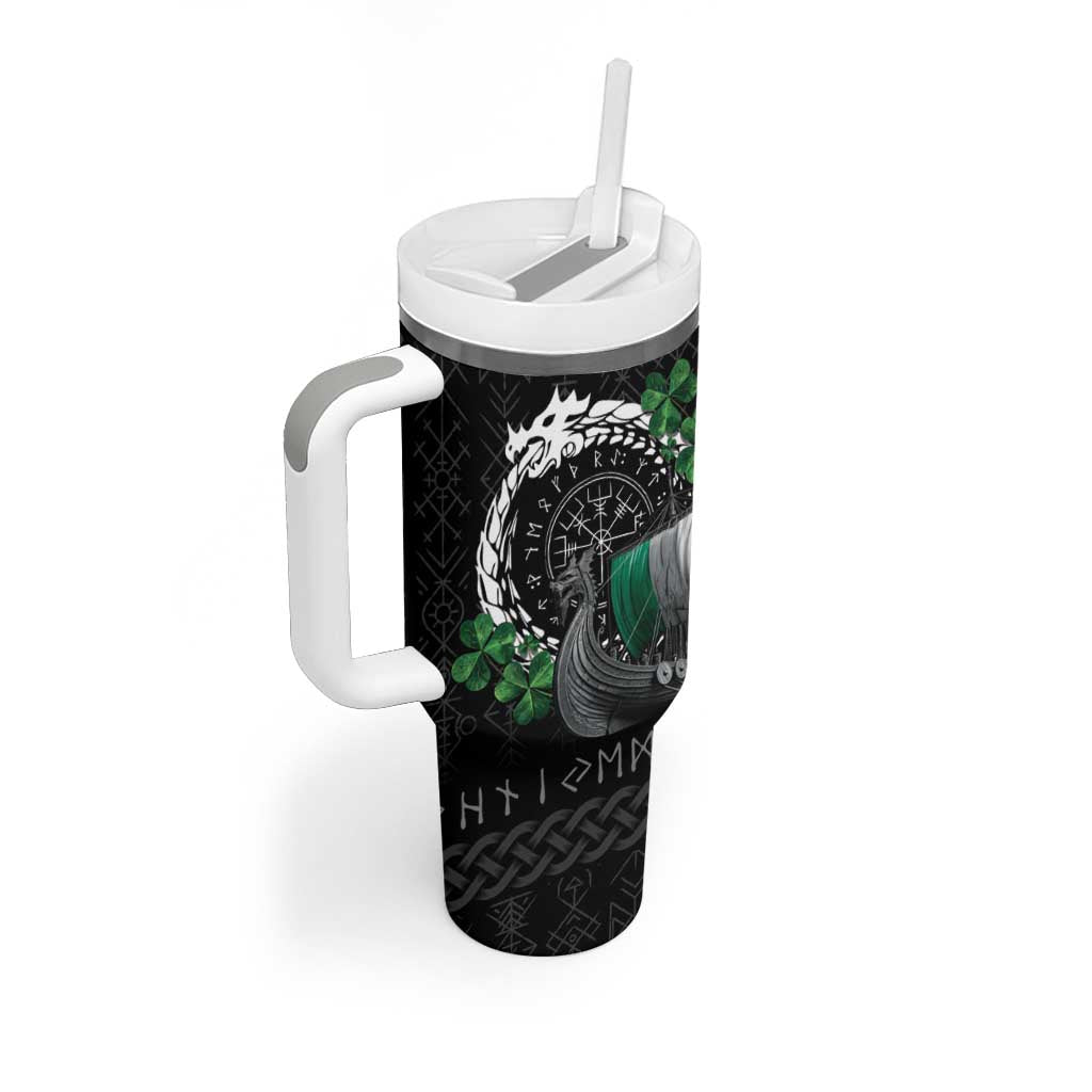 Ireland Viking Drakkar Tumbler With Handle Viking Blood - Wonder Print Shop