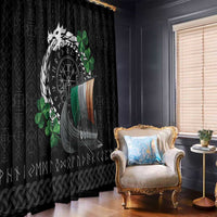 Ireland Viking Drakkar Window Curtain Viking Blood - Wonder Print Shop