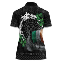 Ireland Viking Drakkar Women Polo Shirt Viking Blood - Wonder Print Shop