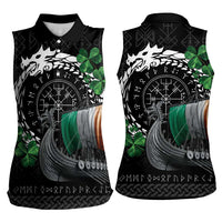 Ireland Viking Drakkar Women Sleeveless Polo Shirt Viking Blood - Wonder Print Shop