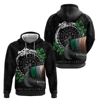 Ireland Viking Drakkar Zip Hoodie Viking Blood - Wonder Print Shop