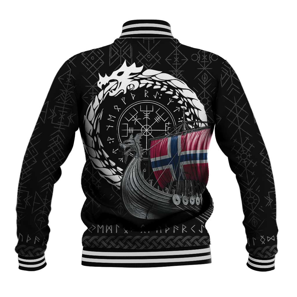 Norway Viking Drakkar Baseball Jacket Viking Blood - Wonder Print Shop