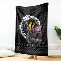 Norway Viking Drakkar Blanket Viking Blood - Wonder Print Shop