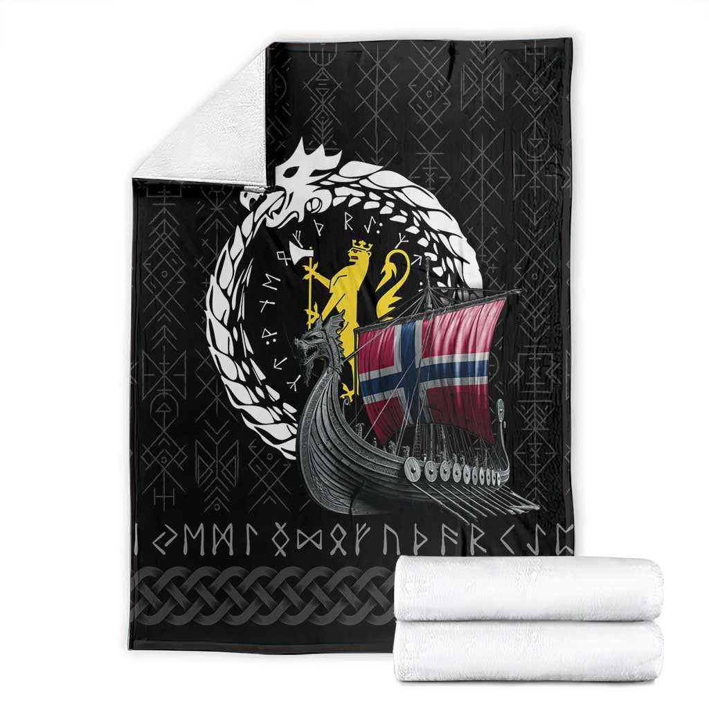 Norway Viking Drakkar Blanket Viking Blood - Wonder Print Shop