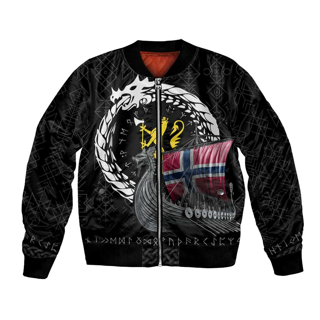 Norway Viking Drakkar Bomber Jacket Viking Blood - Wonder Print Shop