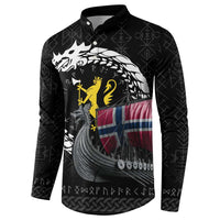 Norway Viking Drakkar Button Sweatshirt Viking Blood - Wonder Print Shop