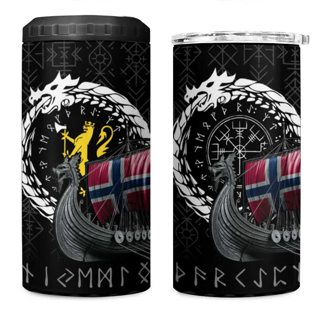 Norway Viking Drakkar 4 in 1 Can Cooler Tumbler Viking Blood - Wonder Print Shop