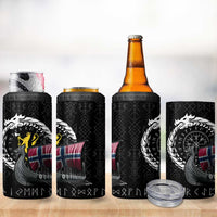 Norway Viking Drakkar 4 in 1 Can Cooler Tumbler Viking Blood - Wonder Print Shop