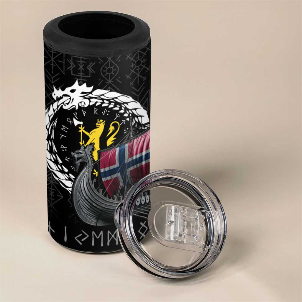 Norway Viking Drakkar 4 in 1 Can Cooler Tumbler Viking Blood - Wonder Print Shop