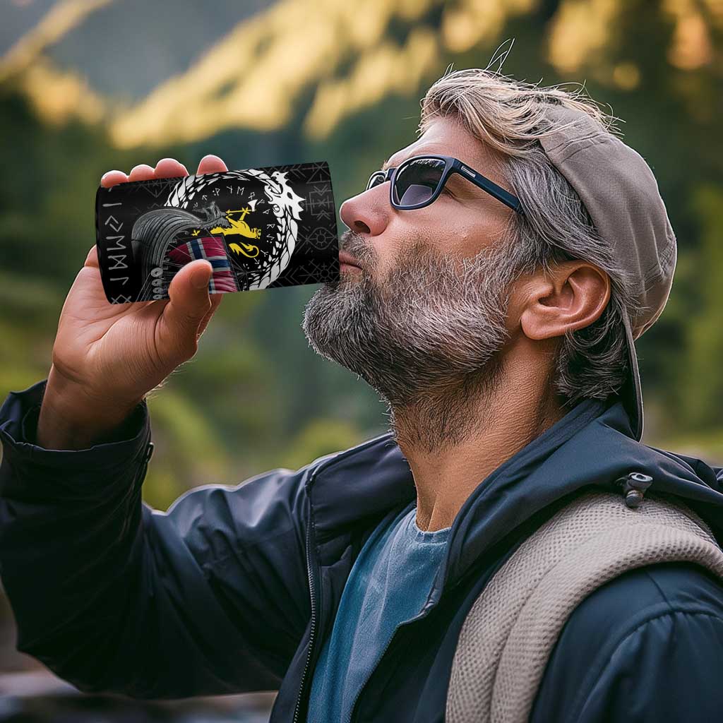 Norway Viking Drakkar 4 in 1 Can Cooler Tumbler Viking Blood - Wonder Print Shop