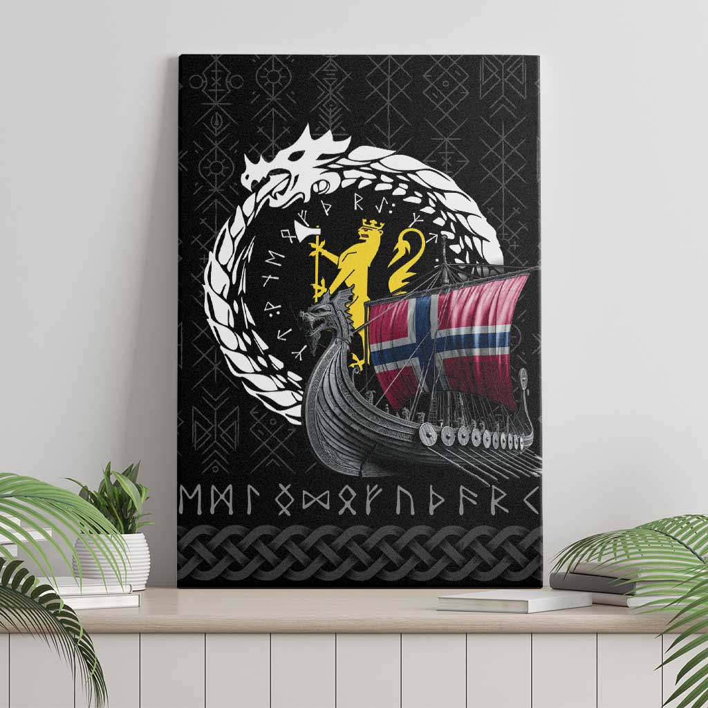 Norway Viking Drakkar Canvas Wall Art Viking Blood - Wonder Print Shop