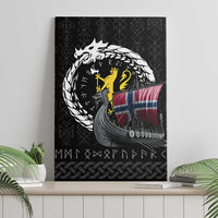 Norway Viking Drakkar Canvas Wall Art Viking Blood - Wonder Print Shop