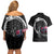 Norway Viking Drakkar Couples Matching Off Shoulder Short Dress and Hawaiian Shirt Viking Blood - Wonder Print Shop
