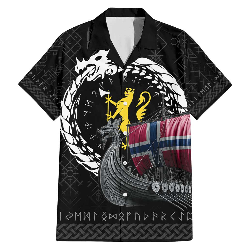 Norway Viking Drakkar Family Matching Mermaid Dress and Hawaiian Shirt Viking Blood - Wonder Print Shop