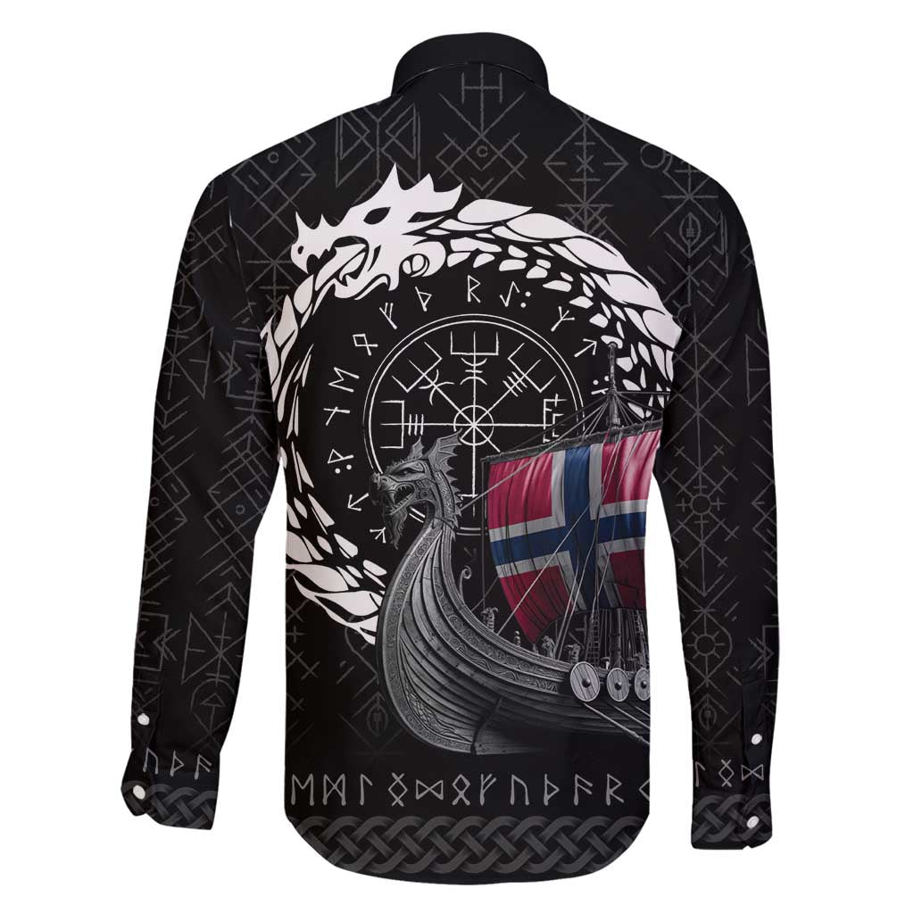 Norway Viking Drakkar Family Matching Mermaid Dress and Hawaiian Shirt Viking Blood - Wonder Print Shop