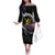 Norway Viking Drakkar Family Matching Off The Shoulder Long Sleeve Dress and Hawaiian Shirt Viking Blood - Wonder Print Shop