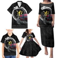 Norway Viking Drakkar Family Matching Puletasi and Hawaiian Shirt Viking Blood - Wonder Print Shop