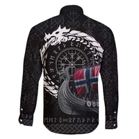 Norway Viking Drakkar Family Matching Summer Maxi Dress and Hawaiian Shirt Viking Blood - Wonder Print Shop