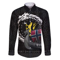 Norway Viking Drakkar Family Matching Tank Maxi Dress and Hawaiian Shirt Viking Blood - Wonder Print Shop