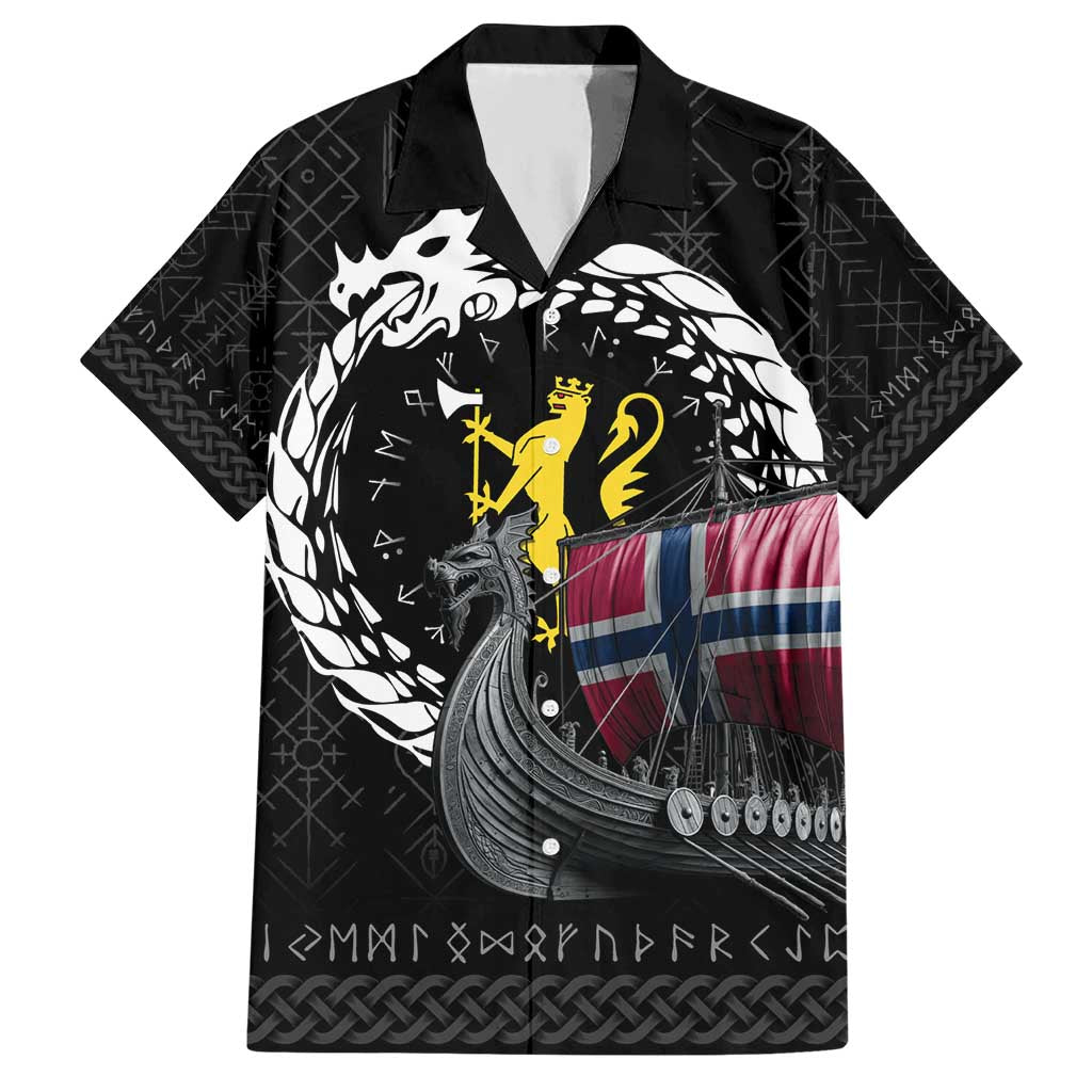 Norway Viking Drakkar Hawaiian Shirt Viking Blood - Wonder Print Shop