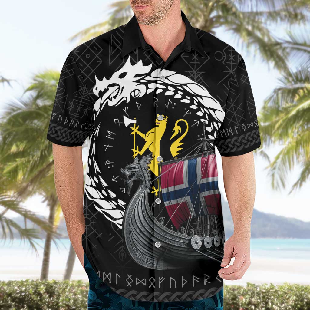 Norway Viking Drakkar Hawaiian Shirt Viking Blood - Wonder Print Shop