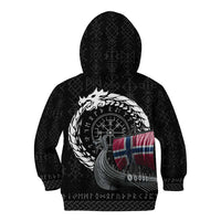 Norway Viking Drakkar Kid Hoodie Viking Blood - Wonder Print Shop