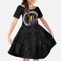 Norway Viking Drakkar Kid Short Sleeve Dress Viking Blood - Wonder Print Shop