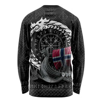 Norway Viking Drakkar Long Sleeve Shirt Viking Blood - Wonder Print Shop