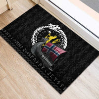 Norway Viking Drakkar Rubber Doormat Viking Blood - Wonder Print Shop