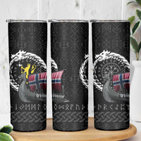 Norway Viking Drakkar Skinny Tumbler Viking Blood - Wonder Print Shop