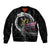 Norway Viking Drakkar Sleeve Zip Bomber Jacket Viking Blood - Wonder Print Shop