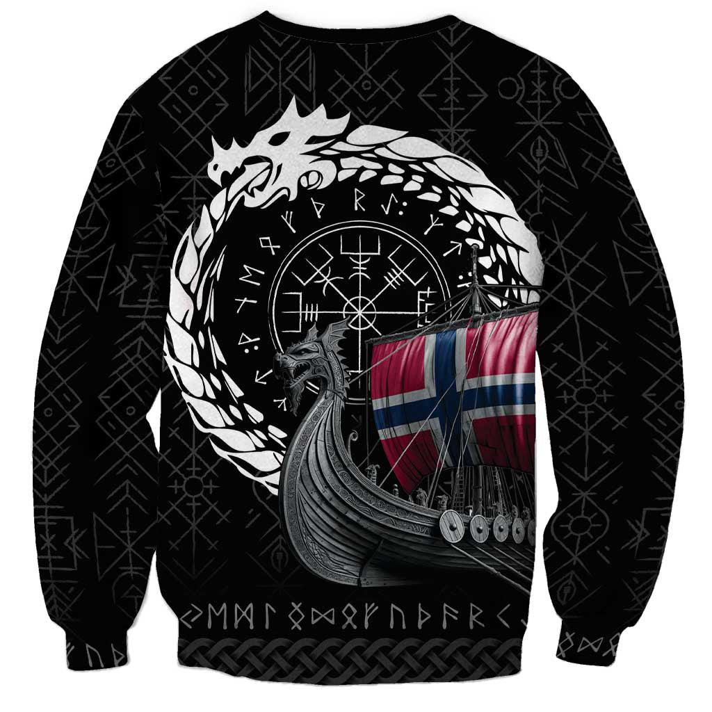 Norway Viking Drakkar Sweatshirt Viking Blood - Wonder Print Shop