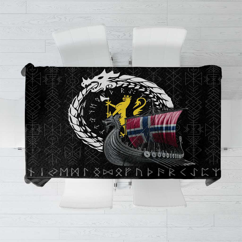 Norway Viking Drakkar Tablecloth Viking Blood - Wonder Print Shop