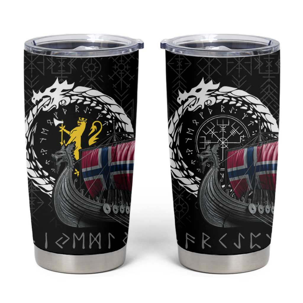 Norway Viking Drakkar Tumbler Cup Viking Blood - Wonder Print Shop