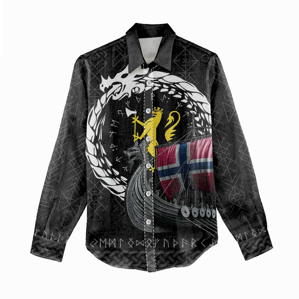 Norway Viking Drakkar Women Casual Shirt Viking Blood - Wonder Print Shop