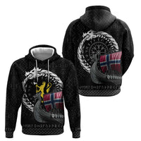 Norway Viking Drakkar Zip Hoodie Viking Blood - Wonder Print Shop