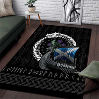 Scotland Viking Drakkar Area Rug Viking Blood - Wonder Print Shop