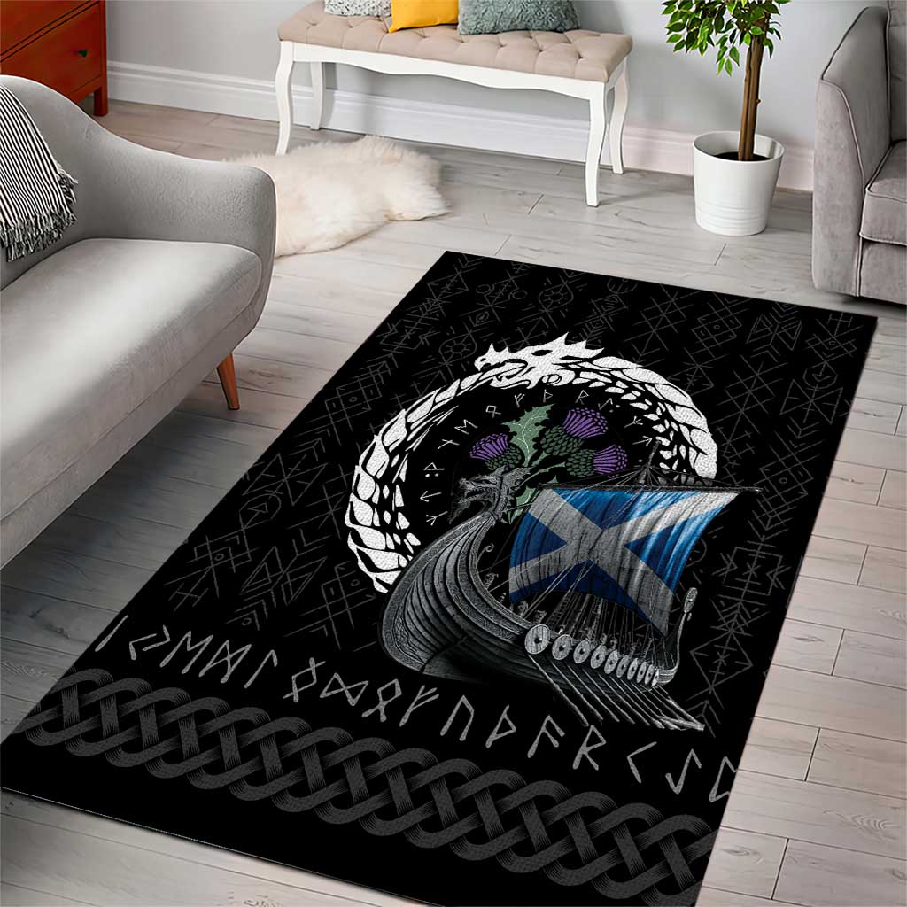 Scotland Viking Drakkar Area Rug Viking Blood - Wonder Print Shop