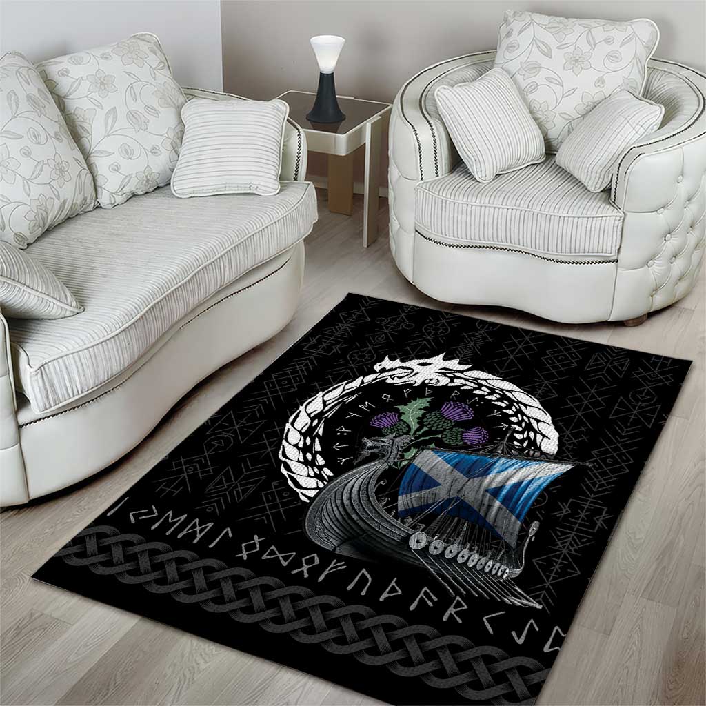 Scotland Viking Drakkar Area Rug Viking Blood - Wonder Print Shop