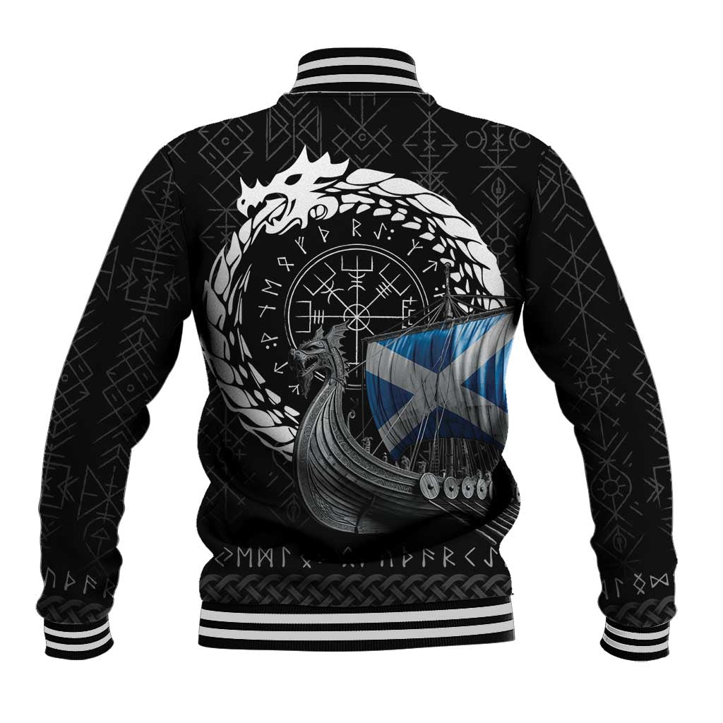 Scotland Viking Drakkar Baseball Jacket Viking Blood - Wonder Print Shop