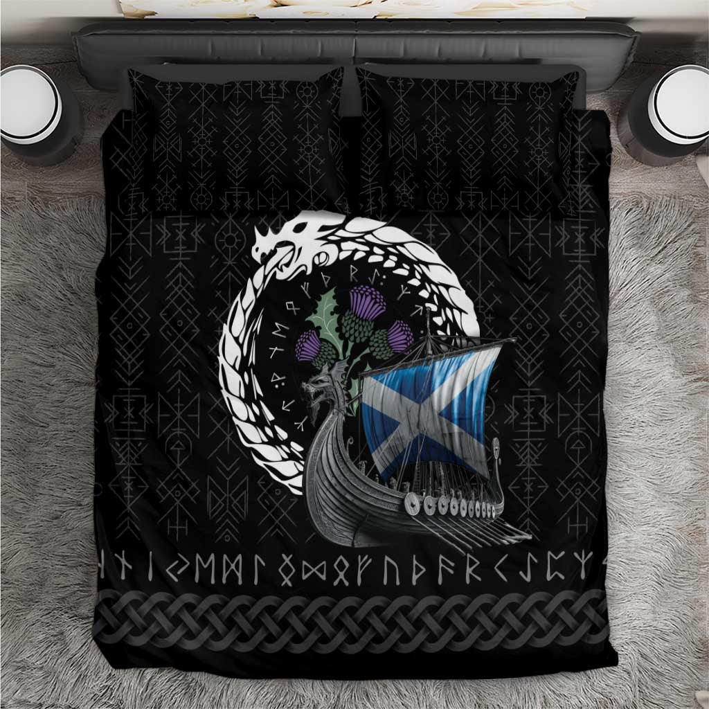 Scotland Viking Drakkar Bedding Set Viking Blood - Wonder Print Shop
