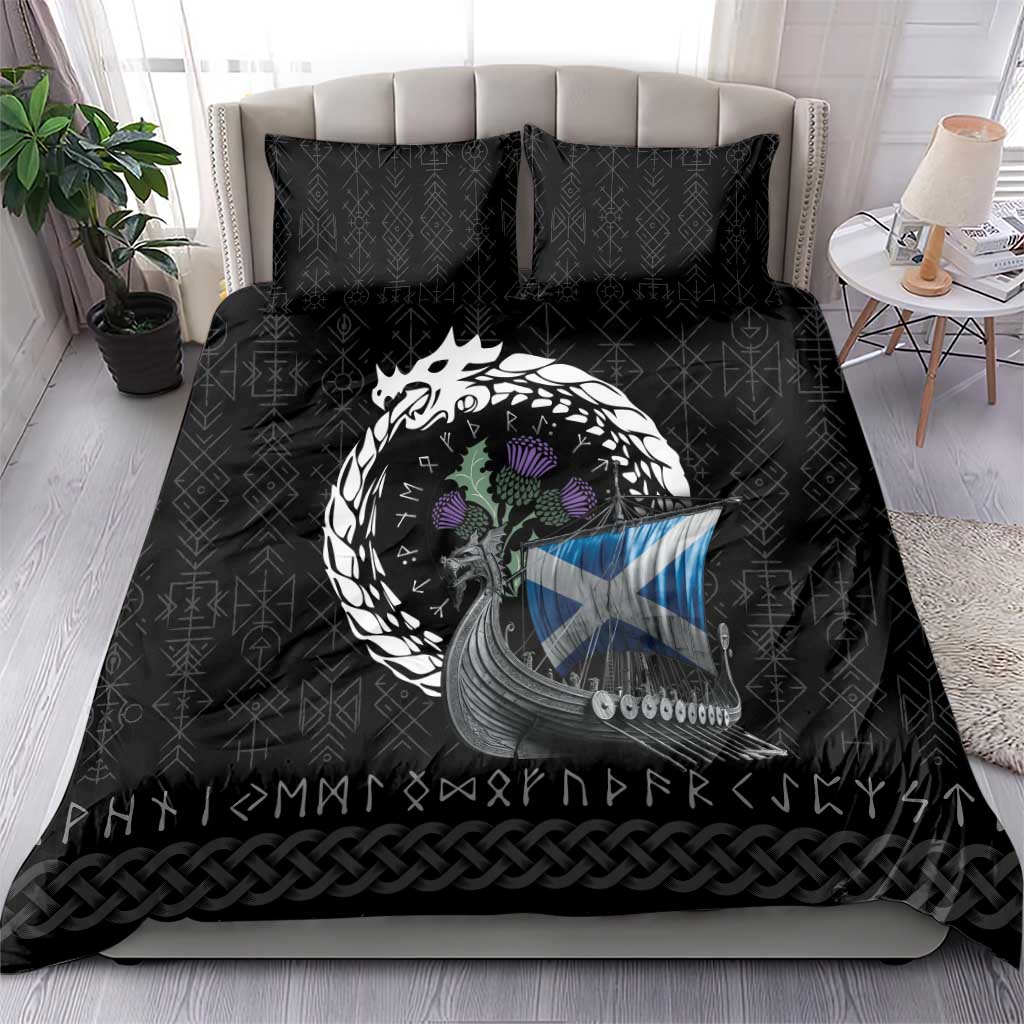 Scotland Viking Drakkar Bedding Set Viking Blood - Wonder Print Shop