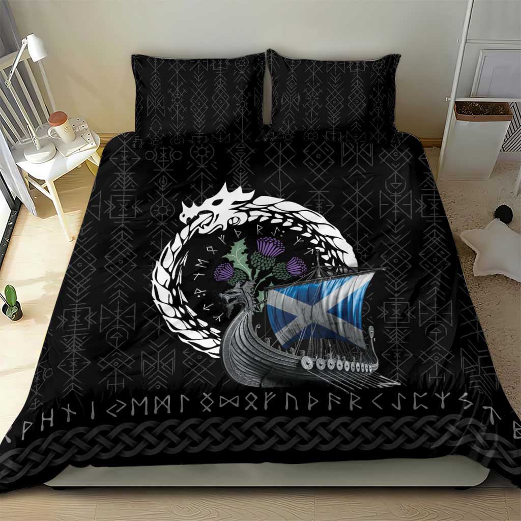 Scotland Viking Drakkar Bedding Set Viking Blood - Wonder Print Shop