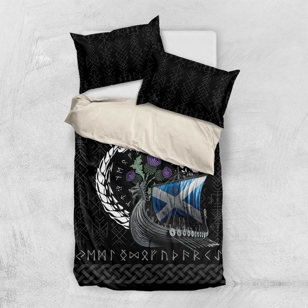 Scotland Viking Drakkar Bedding Set Viking Blood - Wonder Print Shop
