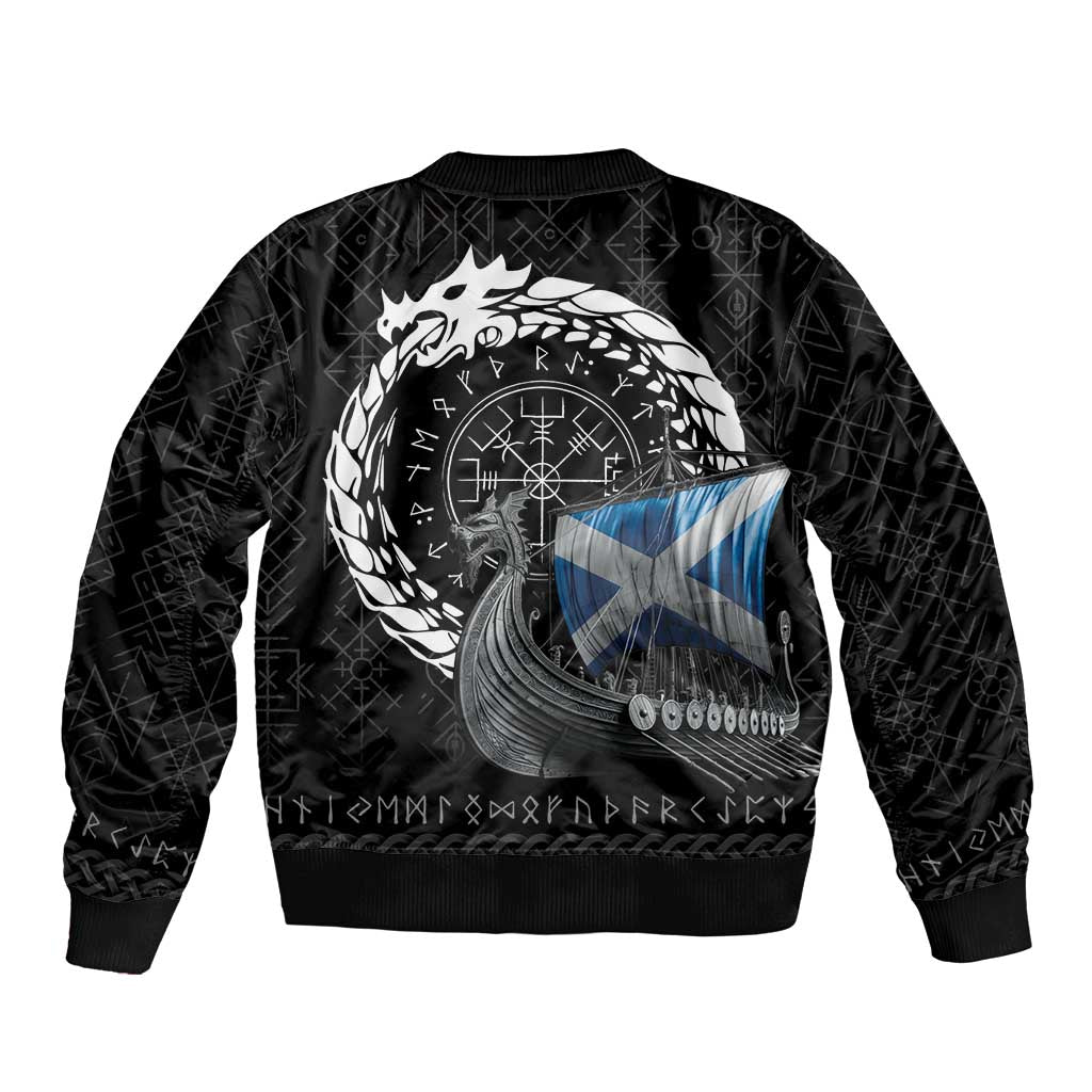 Scotland Viking Drakkar Bomber Jacket Viking Blood - Wonder Print Shop