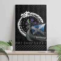 Scotland Viking Drakkar Canvas Wall Art Viking Blood - Wonder Print Shop